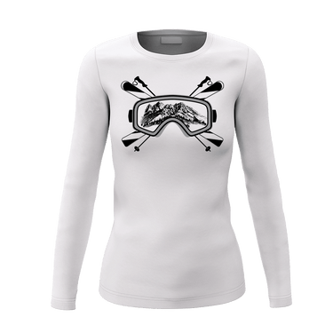 Ski Goggles Women Long Sleeve Shirt